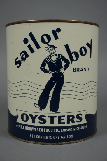 SAILOR BOY OYSTER CAN