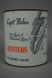 CAPT. FISHER OYSTER CAN