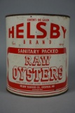 HELSBY BRAND OYSTER CAN