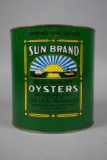 SUN BRAND OYSTER CAN