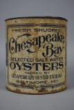 CHESAPEAKE BAY OYSTER CAN