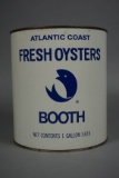 ATLANTIC COAST BOOTH OYSTER CAN