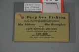 1930'S DEEP SEA FISHING BUSINESS CARD
