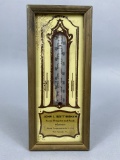John L Brittingham Advertising Thermometer