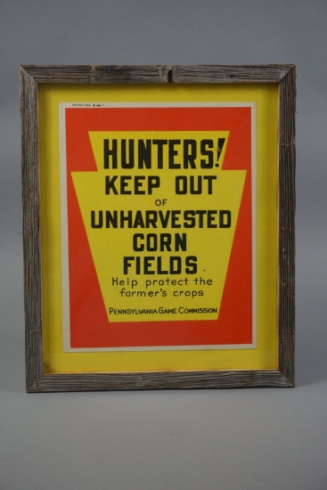 HUNTERS KEEP OUT SIGN