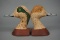 CAST IRON WIDGEON HEADS BY CAPT HARRY JOBES