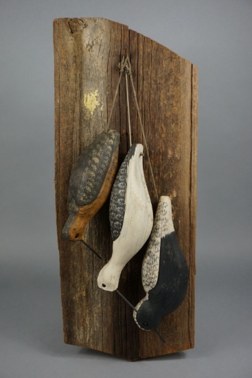 DEAD HANGING SHOREBIRDS BY EUGENE MERRITT