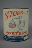 STORK BRAND OYSTER CAN