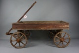 WOODEN RED WAGON