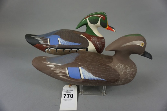 WOOD DUCK PAIR BY CAPT. HARRY JOBES