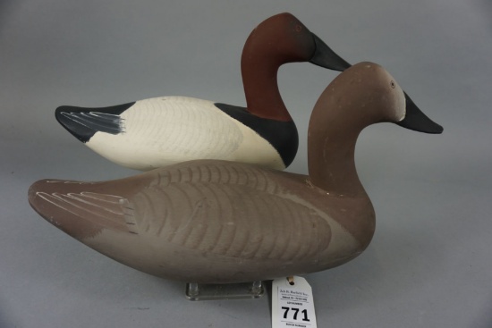 HIGH HEAD CANVASBACK PAIR BY GILMORE WAGONER