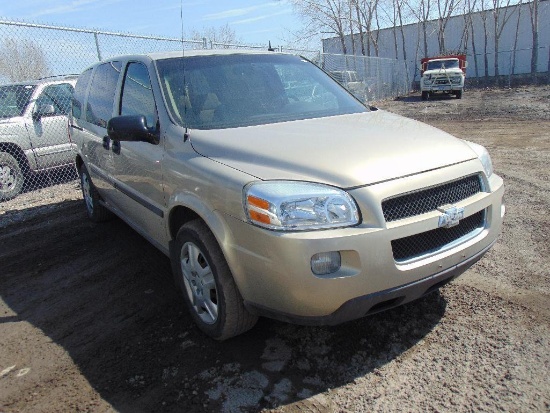 2007 Chevrolet Uplander Van, VIN # 1GNDV23W97D171211