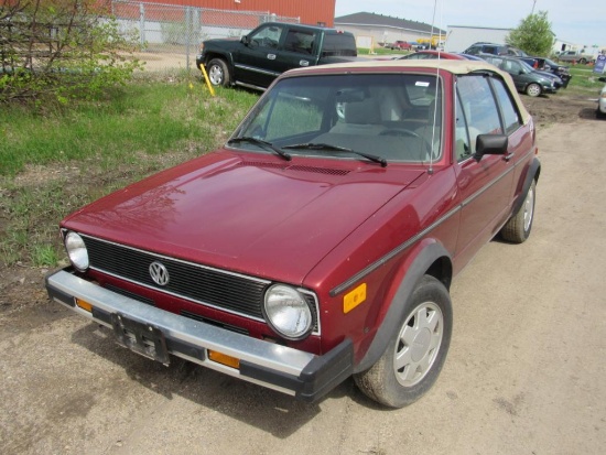 1987 Volkswagen Cabriolet