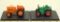 EARLY MODEL DIECAST TRACTORS ON BASE