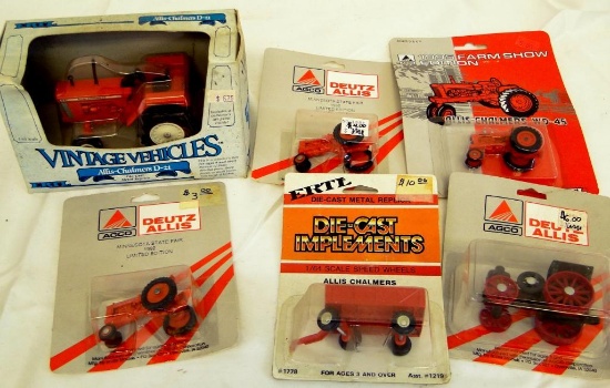 NEW IN PACKAGE ALLIS-CHALMERS TRACTORS