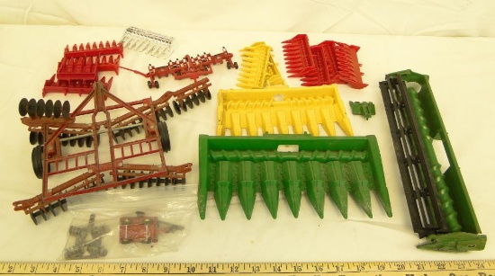 MISC COMBINE AND IMPLEMENT PARTS & PIECES FOR RESTORATION