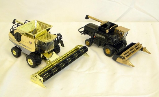 GOLD AND BRONZE - MASSEY FERGUSON COMBINES