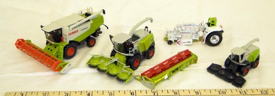 CLAAS COMBINE, PULL TRACTOR AND TRACTOR LOT
