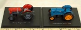 EARLY MODEL DIECAST TRACTORS ON BASE