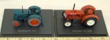 EARLY MODEL DIECAST TRACTORS ON BASE