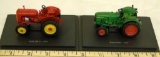 EARLY MODEL DIECAST TRACTORS ON BASE