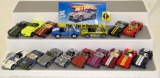 SCALE: 1/64 1982 HOT WHEELS; FORD COBRAS - HOODS OPEN, 3 HAVE GOOD YEAR TIRES.SPECIAL:: HOT WHEELS