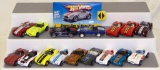 SCALE: 1/64 1982 HOT WHEELS; FORD COBRAS - HOODS OPEN, 4 HAVE GOOD YEAR TIRES