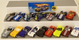 SCALE: 1/64 1982 HOT WHEELS; FORD COBRAS - HOODS OPEN, 5 HAVE GOOD YEAR TIRES