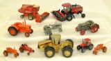 MIXED LOT OF CASE TRACTORS AND COMBINES