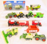 LARGE LOT OF TRACTORS AND COMBINES