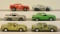 SCALE: 1/38 CARS: (1) SS912 1/38 MUSTANG W/LEOPARD HONG KONG; (1) SS912 MADE IN CHINA GREEN; (1) GT