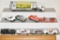 SCALE: 1:64 HAULER AND CARS 1- M2 MACHINES MOON EQUIP CO HAULER AND CAR, 1- MOTORCRAFT CAR/TRUCK