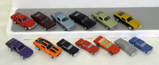 SCALE: 1:87 3- 2007 HOT WHEELS CUSTOM '67 FORD MUSTANG, 1-1983 HOT WHEELS, 4- PLACTIC AND MORE