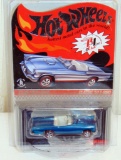 SCALE: 1/64 CLASSIC 57 T-BIRD CONVERTIBLE. 2012 CLUB CAR EXCLUSIVE - RED LINE.