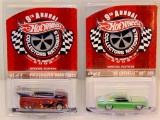 SCALE: 1/64 69 CHEVELLE SS 396. #4 OF 4. AND VOLKSWAGEN DRAG TRUCK. #1 OF 4. CONVENTION SERIES, 9TH