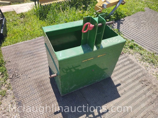 John Deere IMatch 3-point weight box.