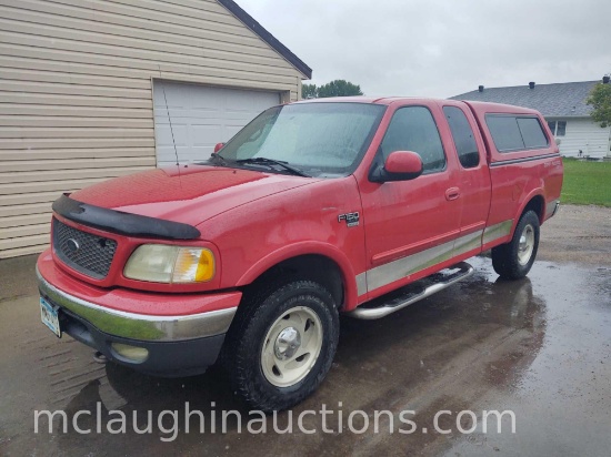 2001 Ford F-150 Pickup Truck, VIN # 2FTRX18LX1CA92364