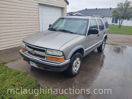 2003 Chevrolet Blazer Multipurpose Vehicle (MPV), VIN # 1gndt13xx3k143030