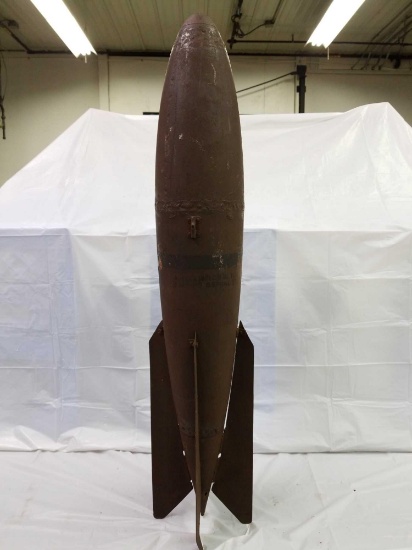 Military Ordnance that would look great in any man cave or game room, approximately 36 in long.