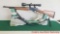 Marlin 1895 a 450 Marlin caliber lever action rifle. 3 x 9 x 50 scope, 18-inch barrel, serial number