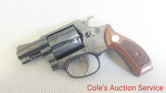 Smith & Wesson 38 Special revolver. Serial number 71784 3. Barrel length is 2 inches, overall length