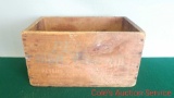 Antique Peter's High Velocity wooden shell crate. See photos for details.