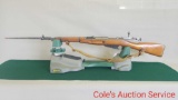 Mosin-Nagant rifle chambered in 7.62 x54 mm. Dated 1954, Romanian, sling, bayonet, 20 inch barrel,