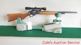 Marlin 444s rifle chambered in 444 Marlin. Redfield 4X scope, dated 1979, 22 inch barrel, serial