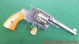 Colt Army special 38 Special revolver. Heiser holster, dated 1915, serial number 38007 2. 10 inch