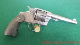 Colt DA 38 Colt caliber handgun. Dated 1903, serial number 221368. 11 inch overall with a 6 inch