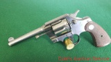 Colt Official Police 38 Special handgun. Dated 1928, serial number 542682. Overall length of 10 with