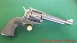 Ruger Blackhawk 357 / 9 mm revolver. Dated 1980, 6.5 inch barrel, overall 12