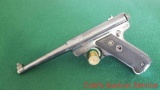 Ruger Mark 1 22 caliber handgun. Dated 1969, 7 inch barrel, 10 inch overall, serial number 10 -