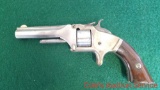 Smith & Wesson Model 1 second issue 22 caliber handgun. Dated 1860 to 1868, serial number 73170. 7